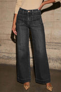 Heididress High Rise Double Patch Pocket Straight Leg Pants