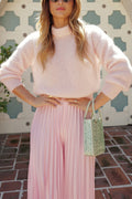 Heididress Mockneck Drop Shoulder Cozy Pullover Sweater