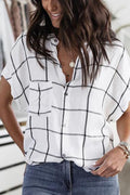Heididress Button Down Batwing Sleeve Shirt