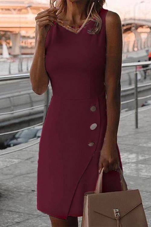 Heididress Sleeveless Office Dress