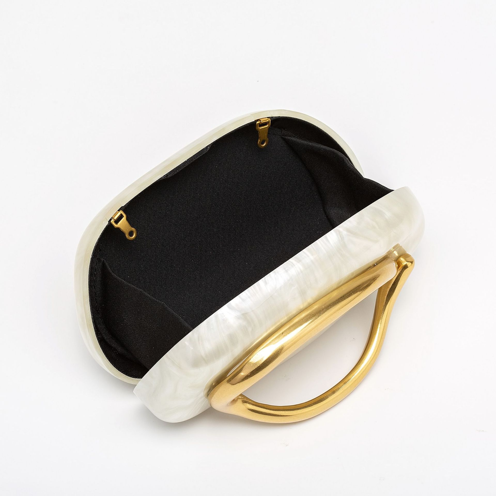 Heididress Trendy Chain Metal Handle Evening Handbag